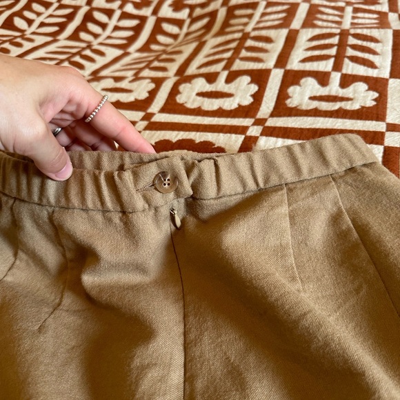 Pendleton Woolen Mills Taupe Wool Skirt Vintage - Picture 5 of 6